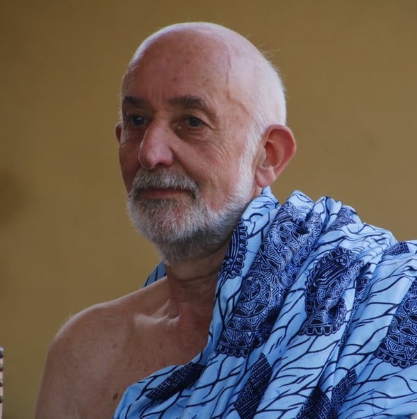 Pfr. Christian Oelke im Gespr&auml;ch mit Nana Kofi Marfo III